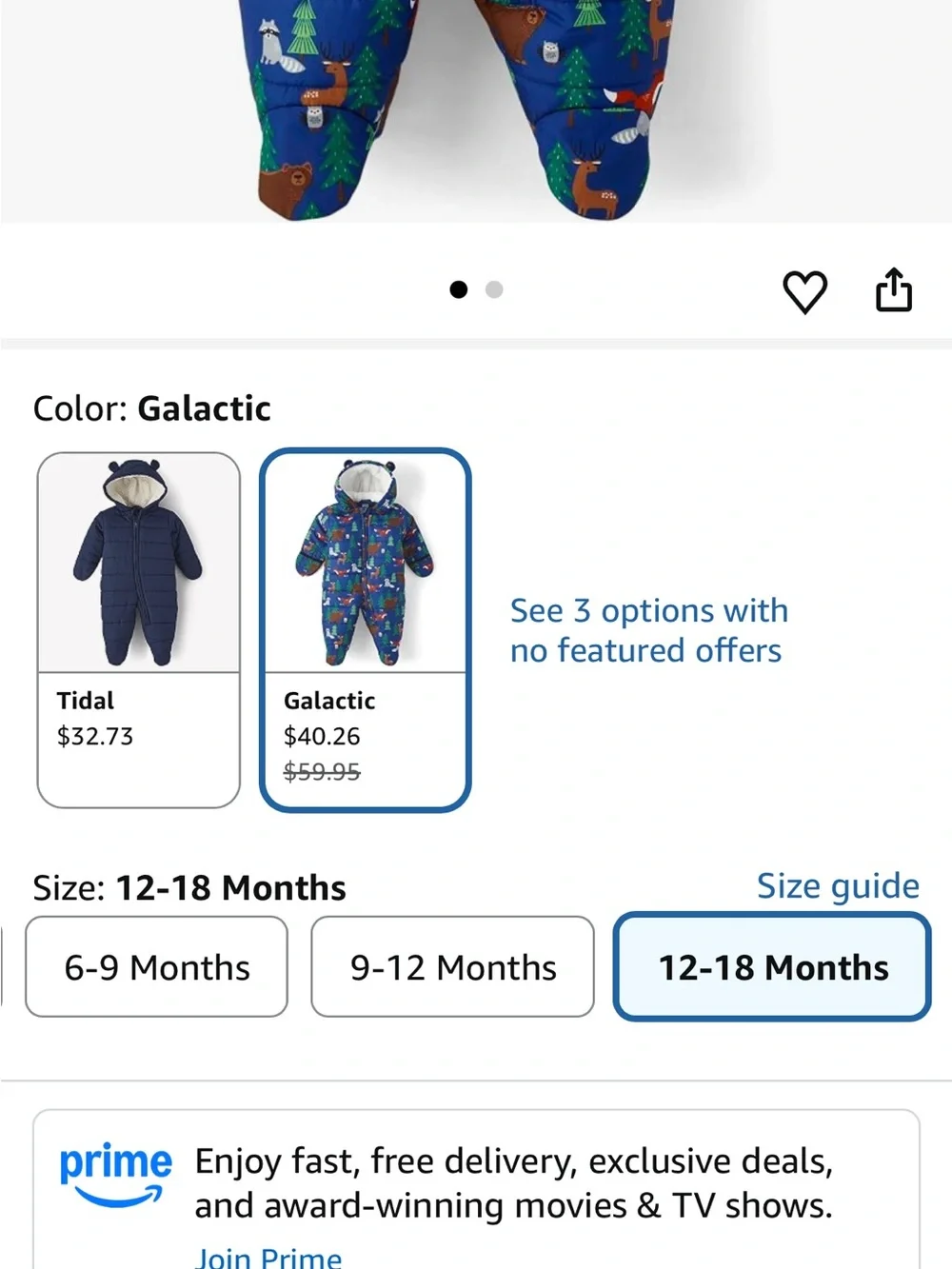 The Children’s Place Snowsuit